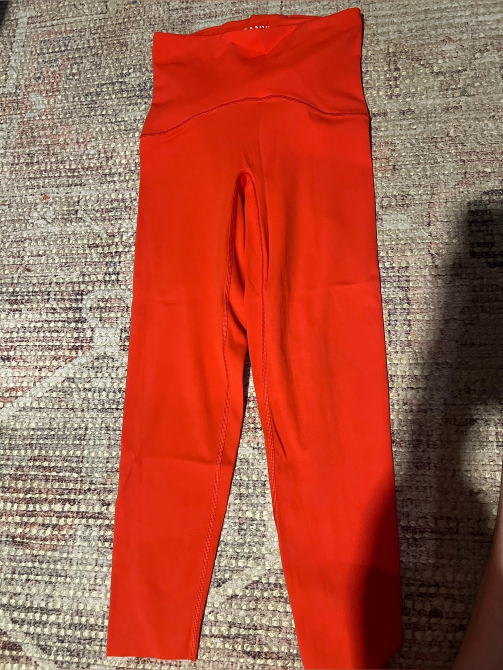 Spanx Booty Boost High Rise 7/8 Leggings Solar Orange Size S